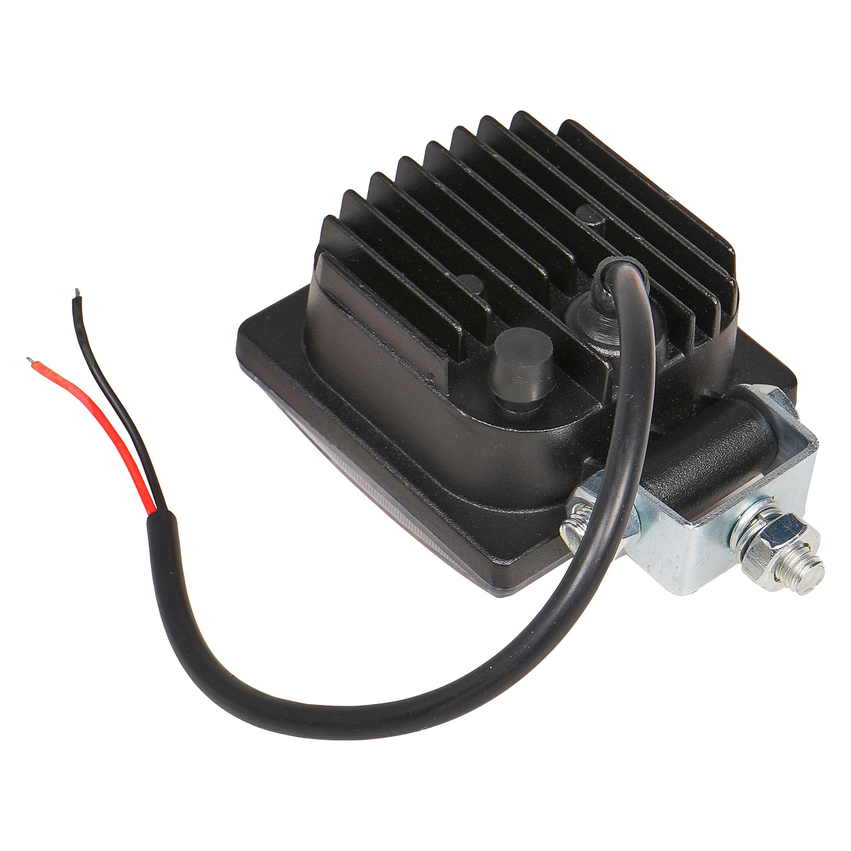 Фара светодиодная квадратная, 4LED, дальний свет (4D линза), 12Вт, 76х76х46мм, 12/24В, PLUS