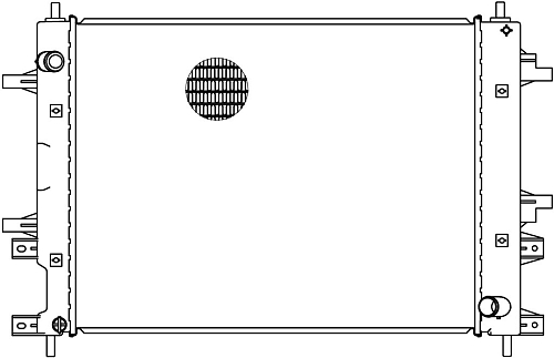 Радиатор охлаждения для а/м Chery Tiggo 4 (17-)/Tiggo 7 (16-)/Tiggo 8 (18-) MT