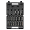 Набор головок ударных 1/2"DR L=78мм, 12гр. 18пр. (8-32мм) пласт.кейс.