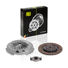 Комплект сцепления для автомобилей VW Golf (91-) 1.6i / Polo III (94-) 1.4i, 1.6i / SEAT Ibiza (93-) 1.4i, 1.6i (КПП CNU) в сборе с муфтой