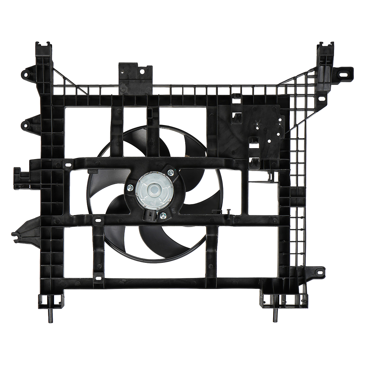 Электровентилятор охлаждения для автомобилей Duster (10-) (c кожухом)