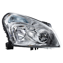 Фара для автомобилей Nissan Qashqai J10 (06-) дорестайлинг, галоген, электрический корректор, правая