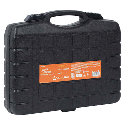 Набор головок ударных 1/2"DR L=78мм, 31пр. (8-32мм) пласт.кейс