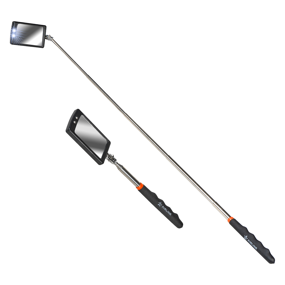 Инструмент инспекционный, набор 5 пр. (захват 2шт., зеркало 2шт., фонарь)