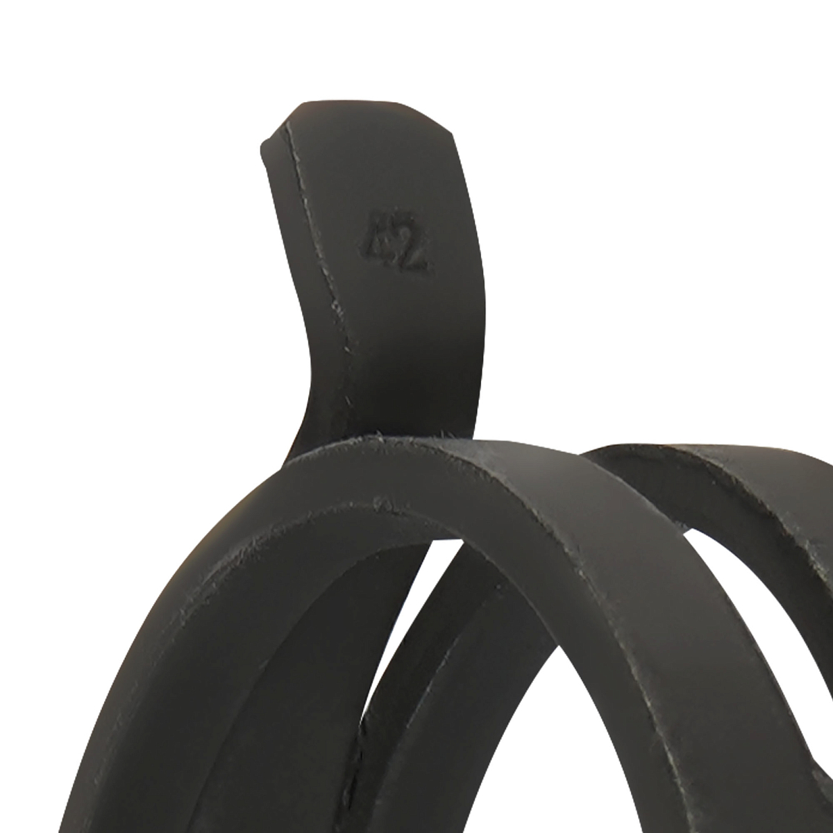 Хомут пружинный 42 (37,5-44,5/12мм), мин.40,5мм, самозажимной, хром-цинк(dacromet),черный