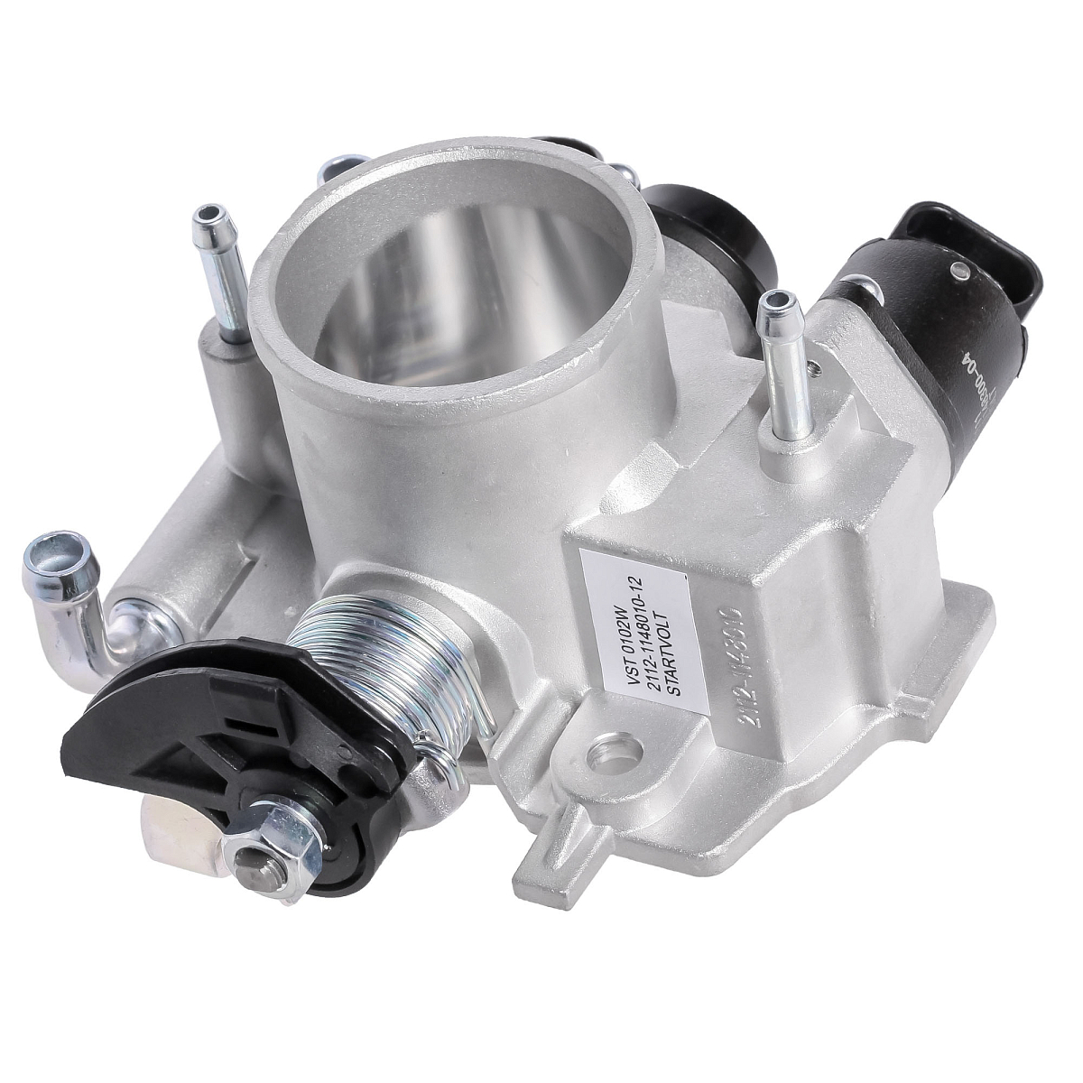 Заслонка дроссельная в сборе c РХХ/ДПДЗ для автомобилей Лада 2110/2115/1118/2170 увеличенный диаметр D52мм