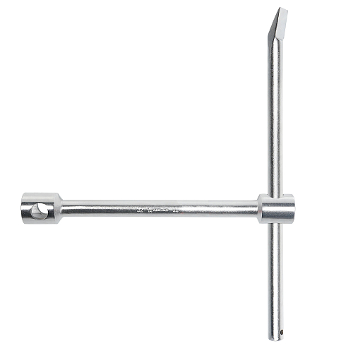 Ключ баллонный торцевой кованый 32*30*400мм с воротком