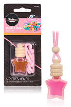 Ароматизатор подвесной бутылочка "Star" Бабл гам