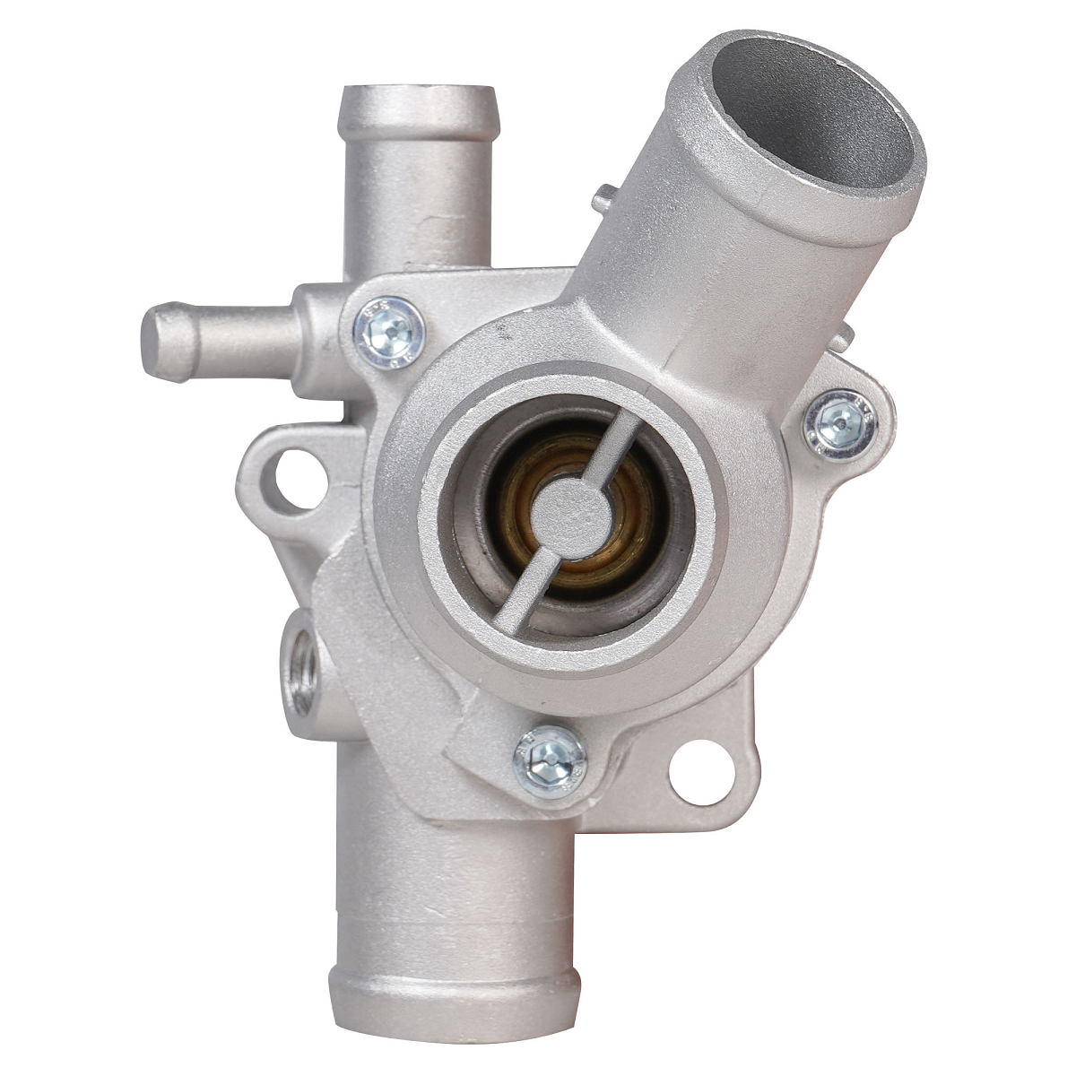 Термостат для автомобилей 1117-19 Калина (E-Gas) (с алюминиевым корпусом; заглушен патрубок) (85°С)