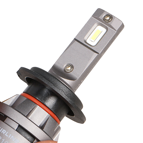 Лампа светодиодная H7 PLUS, 28Вт, 5000Лм (2500Лм x 2), 6000К (Белый), 12/24В, комплект 2 шт.