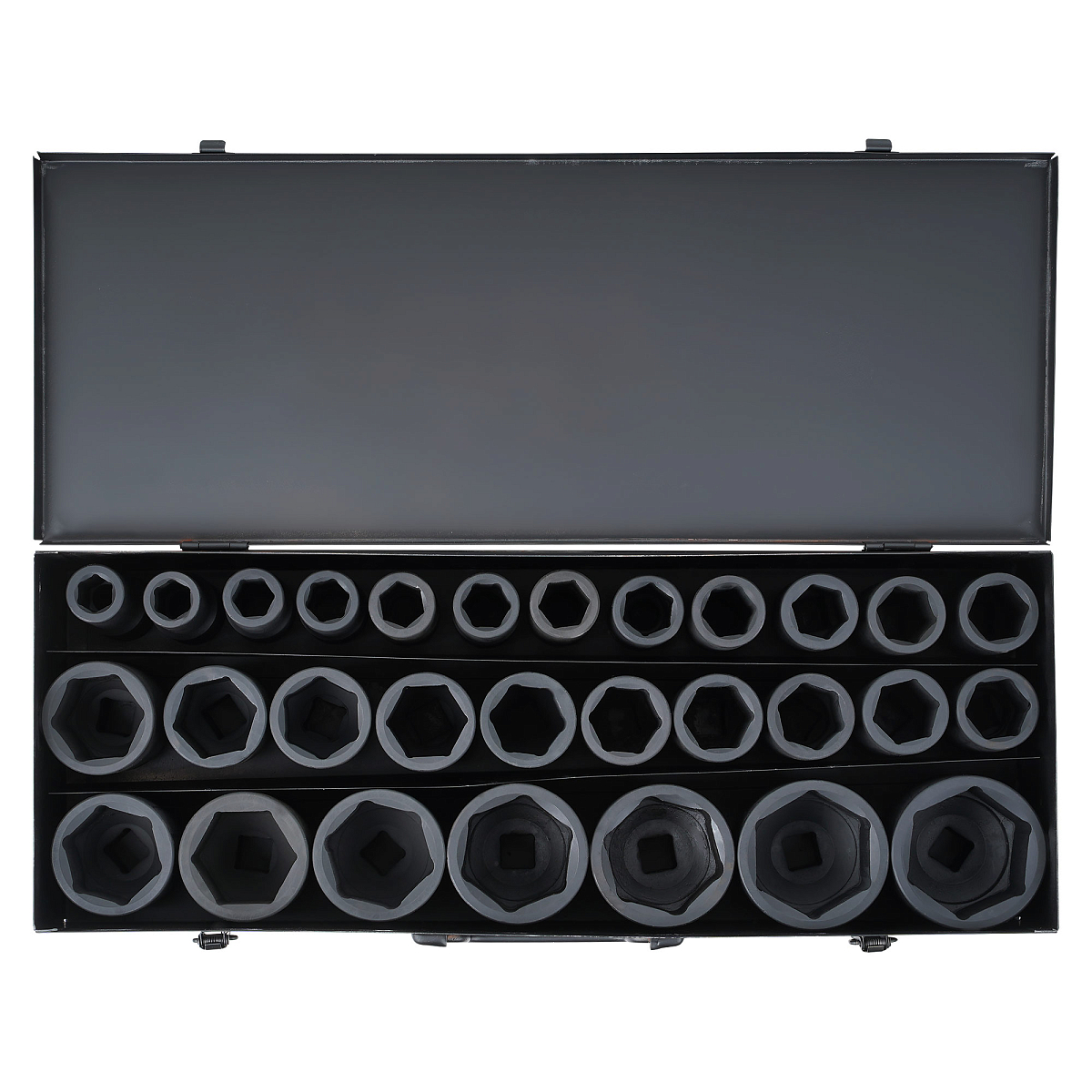 Набор головок ударных 3/4"DR L=90мм, 29пр. (19-65мм) металл.кейс