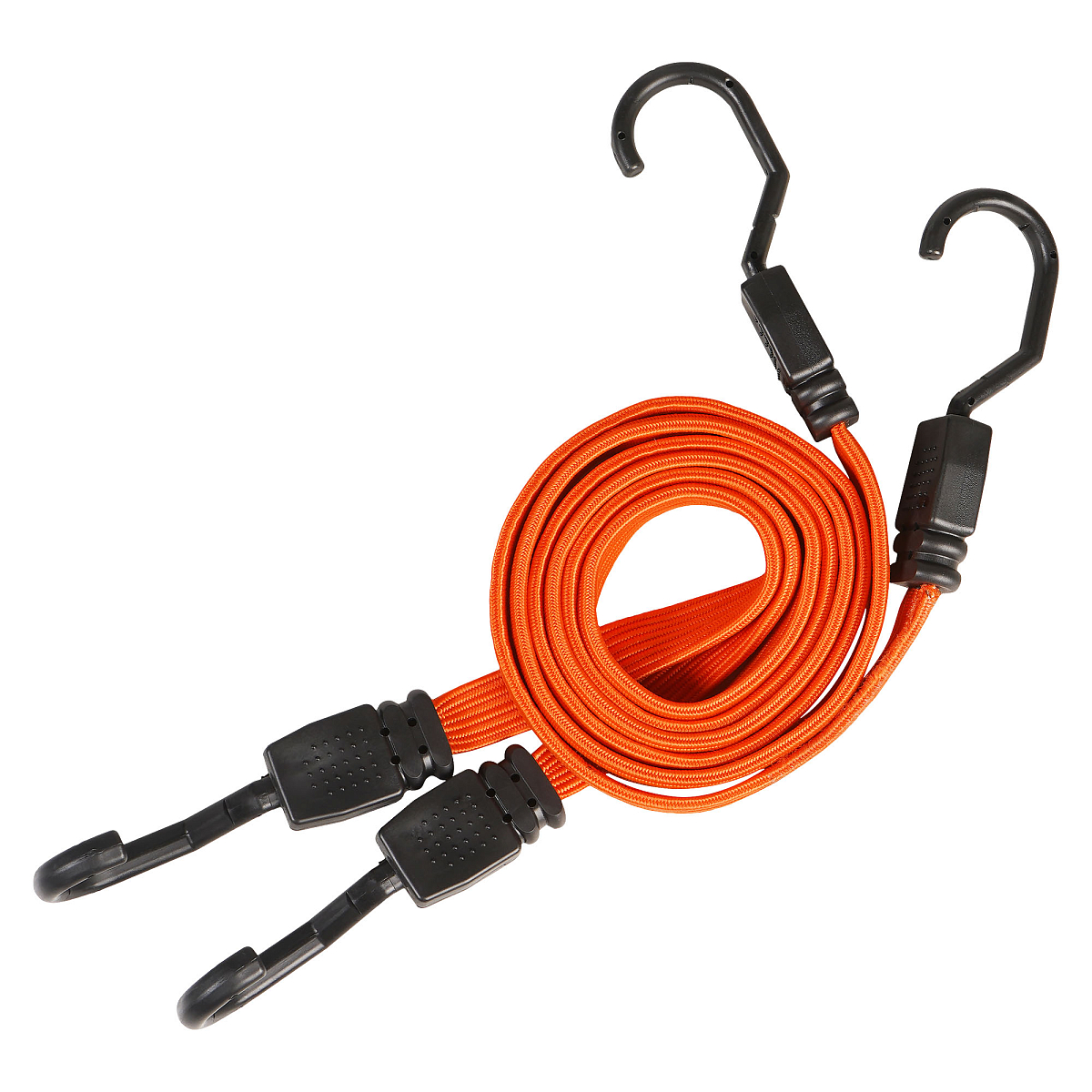 Резинки-стяжки (эластичные) набор 2 шт. 80 см, 20 мм (пластиковые крючки)