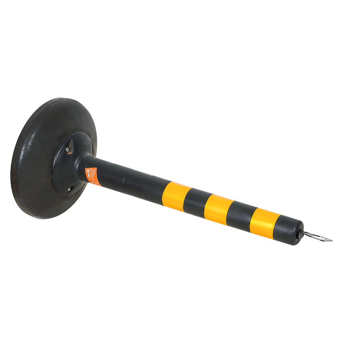 Столбик парковочный 750мм(СПУ) 3 световозвр.полосы, переносной с утяжел., пластик,черн.