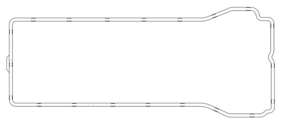 Прокладка клапанной крышки для а/м Nissan Micra (02-) 1.2i [CR12DE]