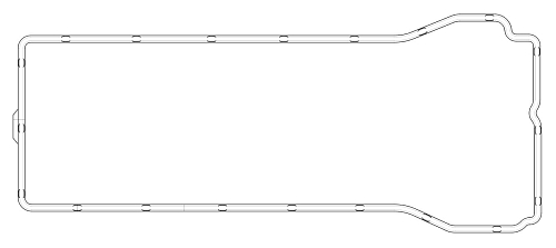 Прокладка клапанной крышки для а/м Nissan Micra (02-) 1.2i [CR12DE]