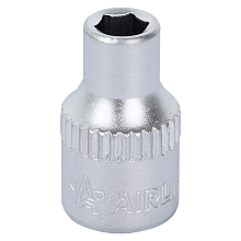 Головка торцевая 1/4"DR шестигранная 4.5мм, L=25мм