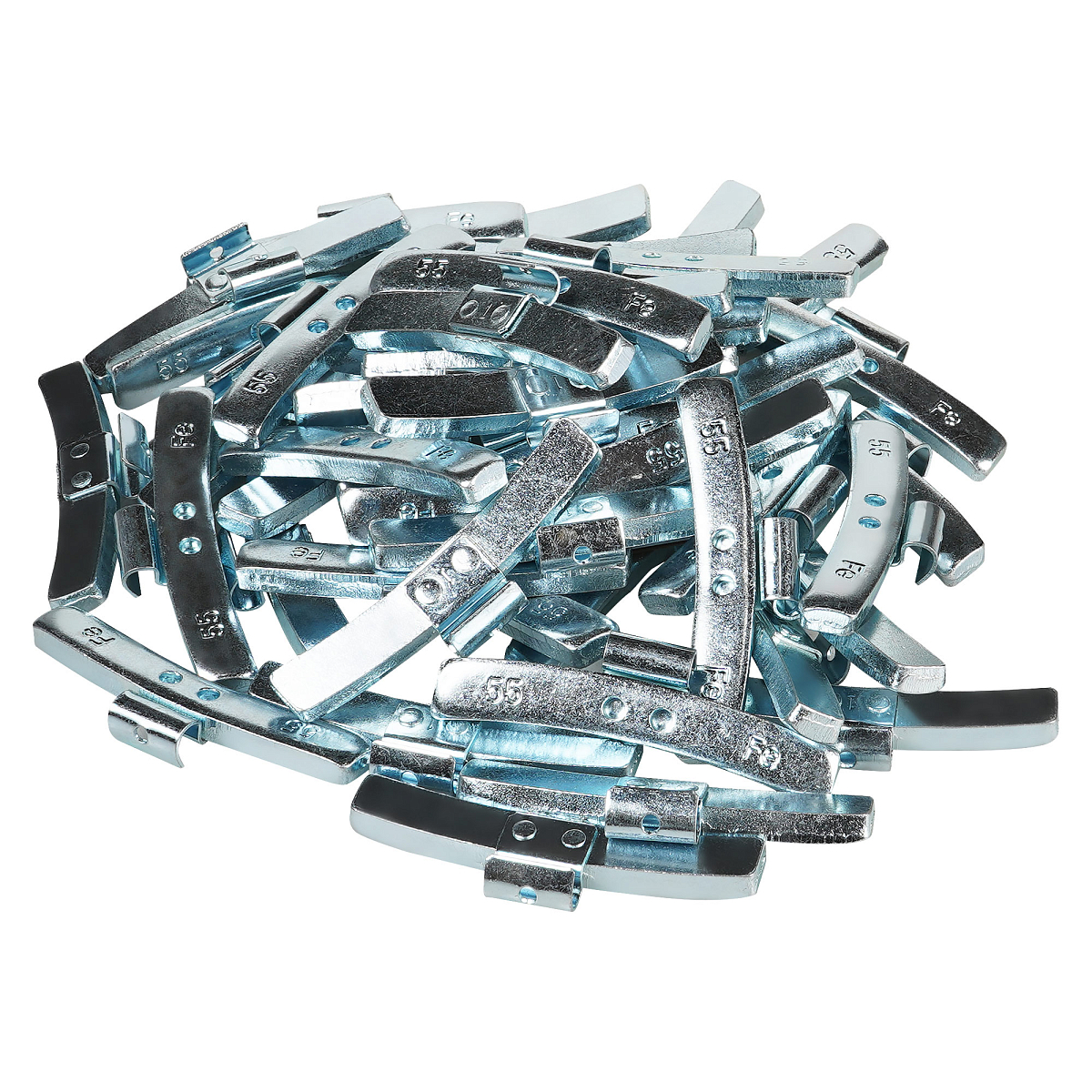 Груз балансировочный стальной для литых дисков 55 гр, 50 шт