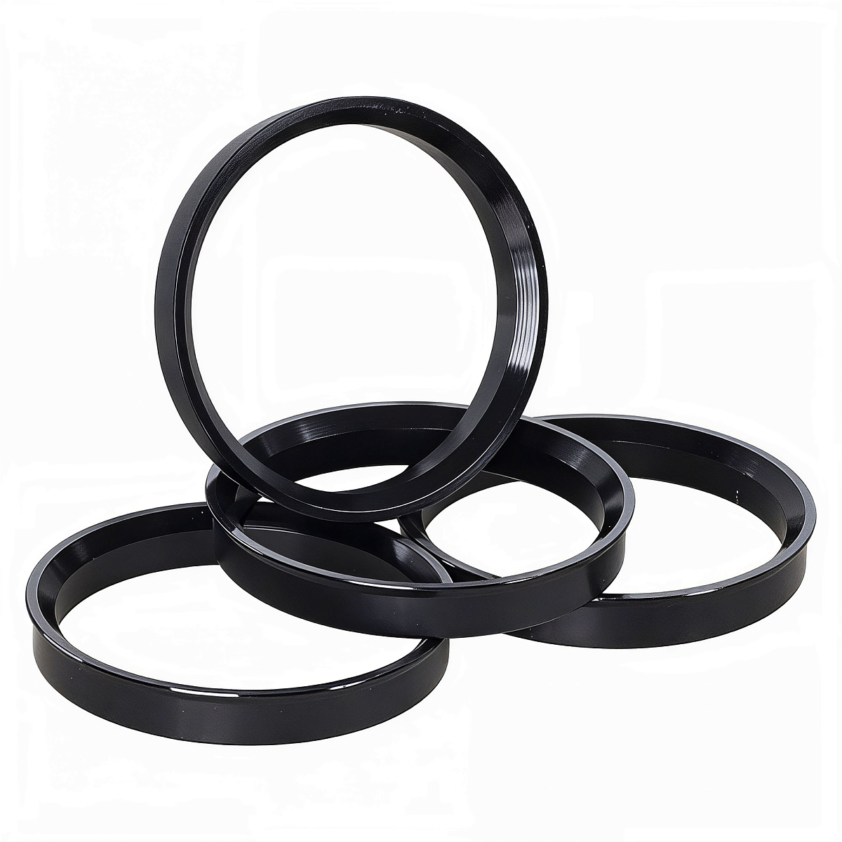 Кольцо центровочное для литого диска 67.1-60.1мм, комплект 4 шт., алюминий