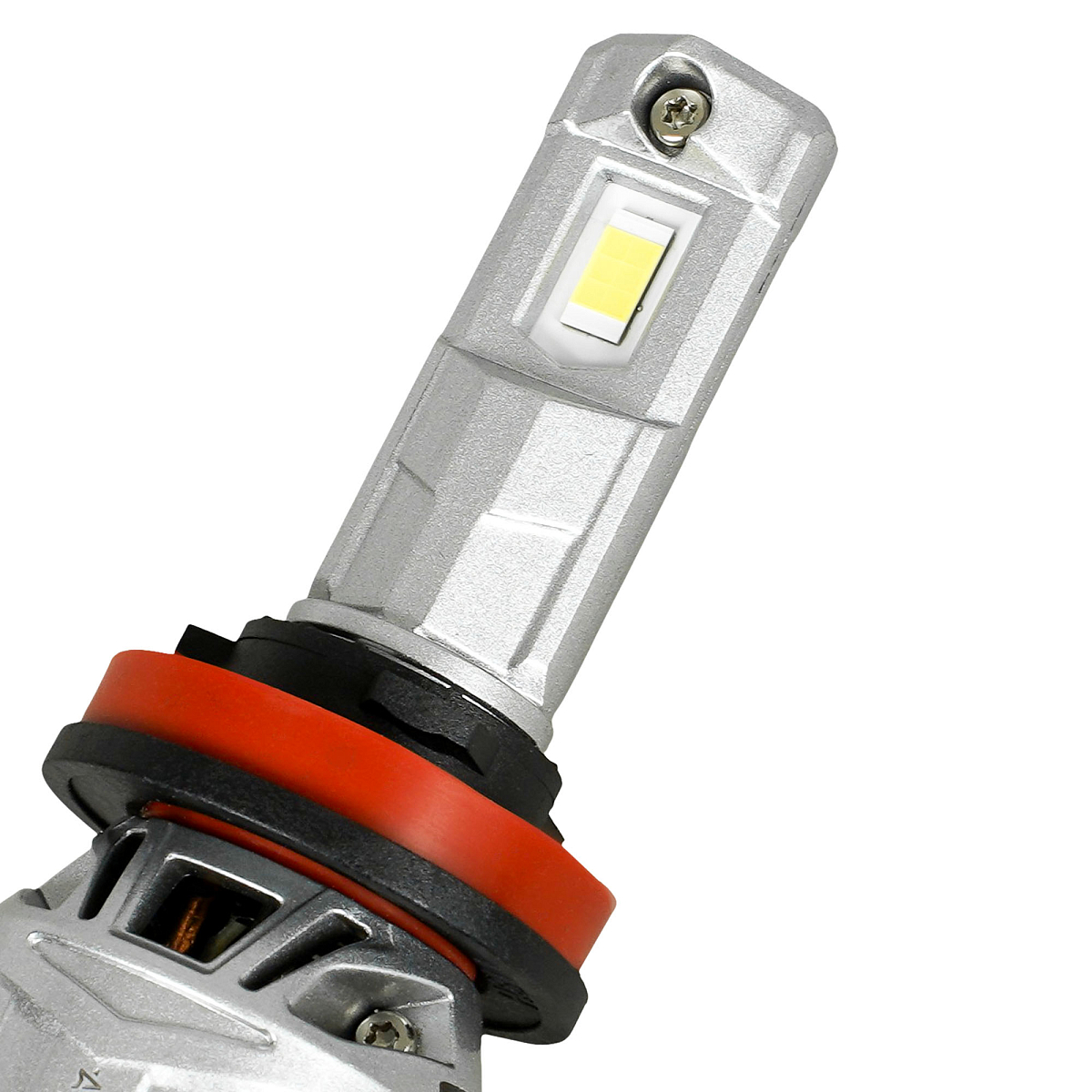 Лампа светодиодная H11/H8 ULTRA, 55Вт, 10400Лм (5200Лм x 2), 6500К (Белый), 12/24В, комплект 2 шт. МП-серия