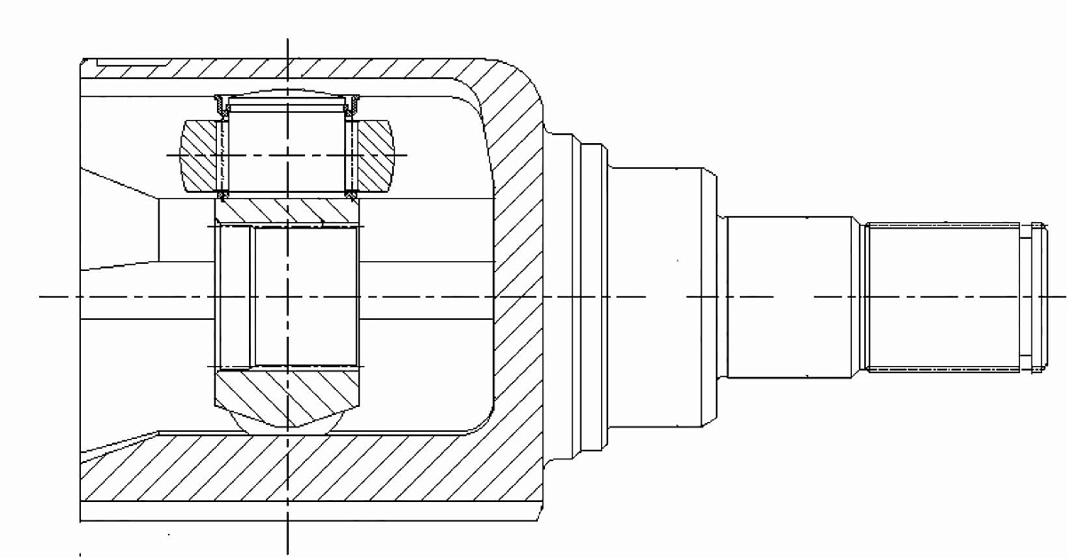 ШРУС внутренний левый для автомобилей Geely Emgrand 7 (17-) 1.5i MT