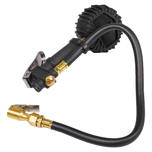 Пистолет для накачки шин 14 АТМ PRO с цифровым манометром обрезин. с клапаном сброса