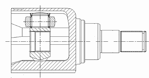 ШРУС внутренний левый для автомобилей Geely Emgrand 7 (17-) 1.5i MT