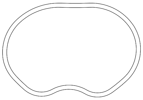 Прокладка коллектора для а/м Ford Focus II (05-)/Fusion (02-) 1.4i/1.6i (4 шт.) (впуск.)