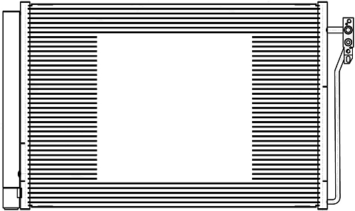 Радиатор кондиционера для автомобилей Range Rover (01-) 3.0TD/4.4i