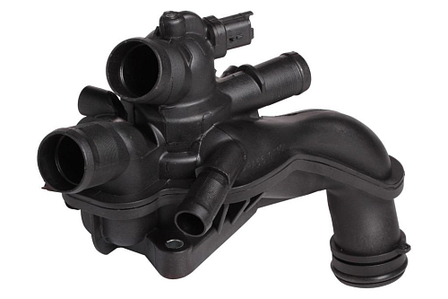 Термостат для автомобилей Peugeot 308 (07-)/Citroen C4 (08-) 1.6i AT (рифленые патрубки и два датчика) (105°С)