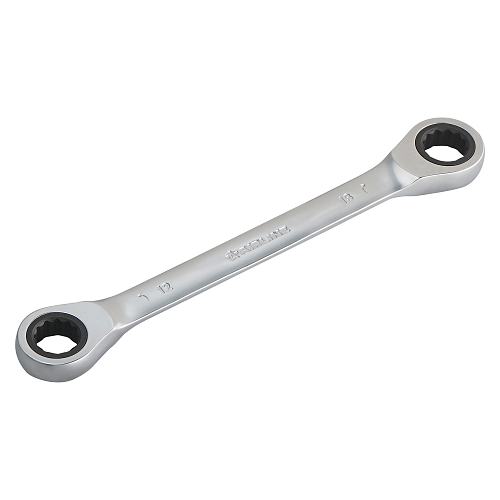 Ключ накидной трещоточный 12х13мм PRO, пласт.подвес