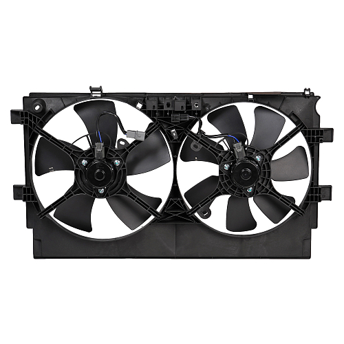 Электровентилятор охлаждения для автомобилей Mitsubishi Lancer X (07-)/Outlander XL (06-)/ASX (10-) (с кожухом)