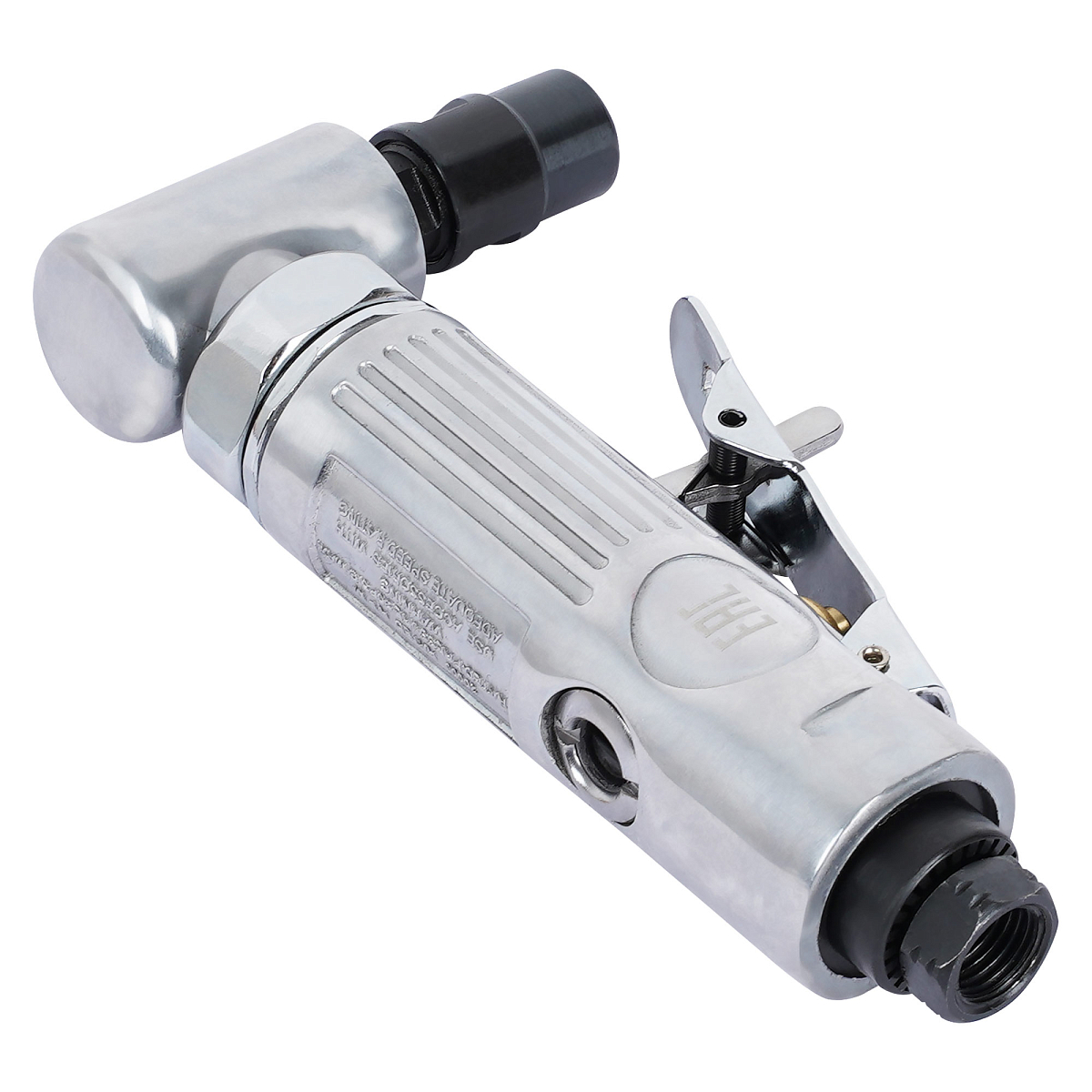 Машинка шлифовальная пневматическая 157мм, 20000об/мин угловая с оснасткой 16 пр. кейс