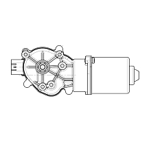 Моторедуктор стеклоочистителя для автомобилей Mazda 3 BL (09-) (перед.)