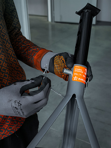 Стойка опорная 3т 310-478мм, пальцевый механизм, 2 шт.