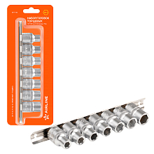 Набор головок 1/2"DR шестигранных 7пр. (8-14мм)