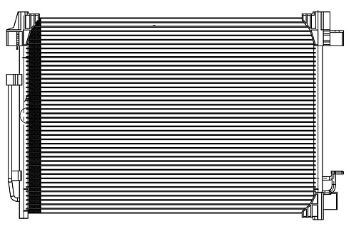Радиатор кондиционера для автомобилей Murano II (Z51) (08-)