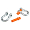 Шаклы буксировочные металлические 3,25 т / 13 т с сумкой, набор 2 шт. МП-серия