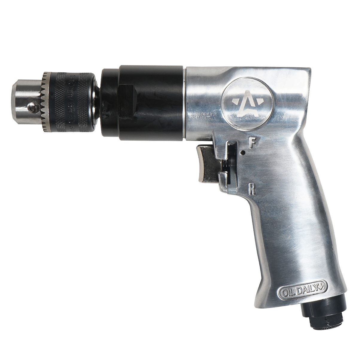 Дрель пневматическая ДП1, 1800 об/мин с реверсом, с оснасткой 16 пр., кейс