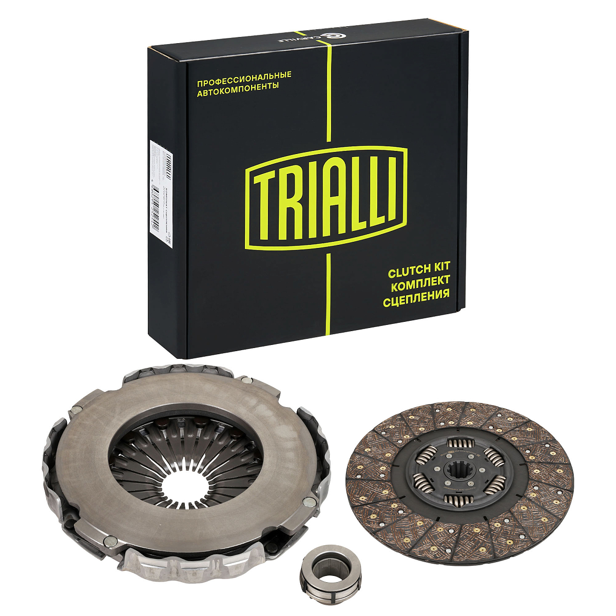 Комплект сцепления для автомобилей КамАЗ 4308, 43253, 43255, 5325 (Евро-3,4,5) (КПП 6S1000ТО) в сборе с муфтой