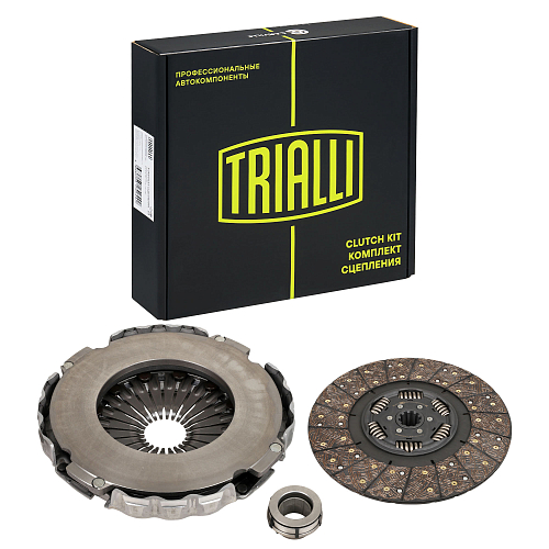 Комплект сцепления для автомобилей КамАЗ 4308, 43253, 43255, 5325 (Евро-3,4,5) (КПП 6S1000ТО) в сборе с муфтой