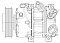 Компрессор кондиционера для автомобилей Optima III (11-)/Sonata IV (10-) 2.0i/2.4i