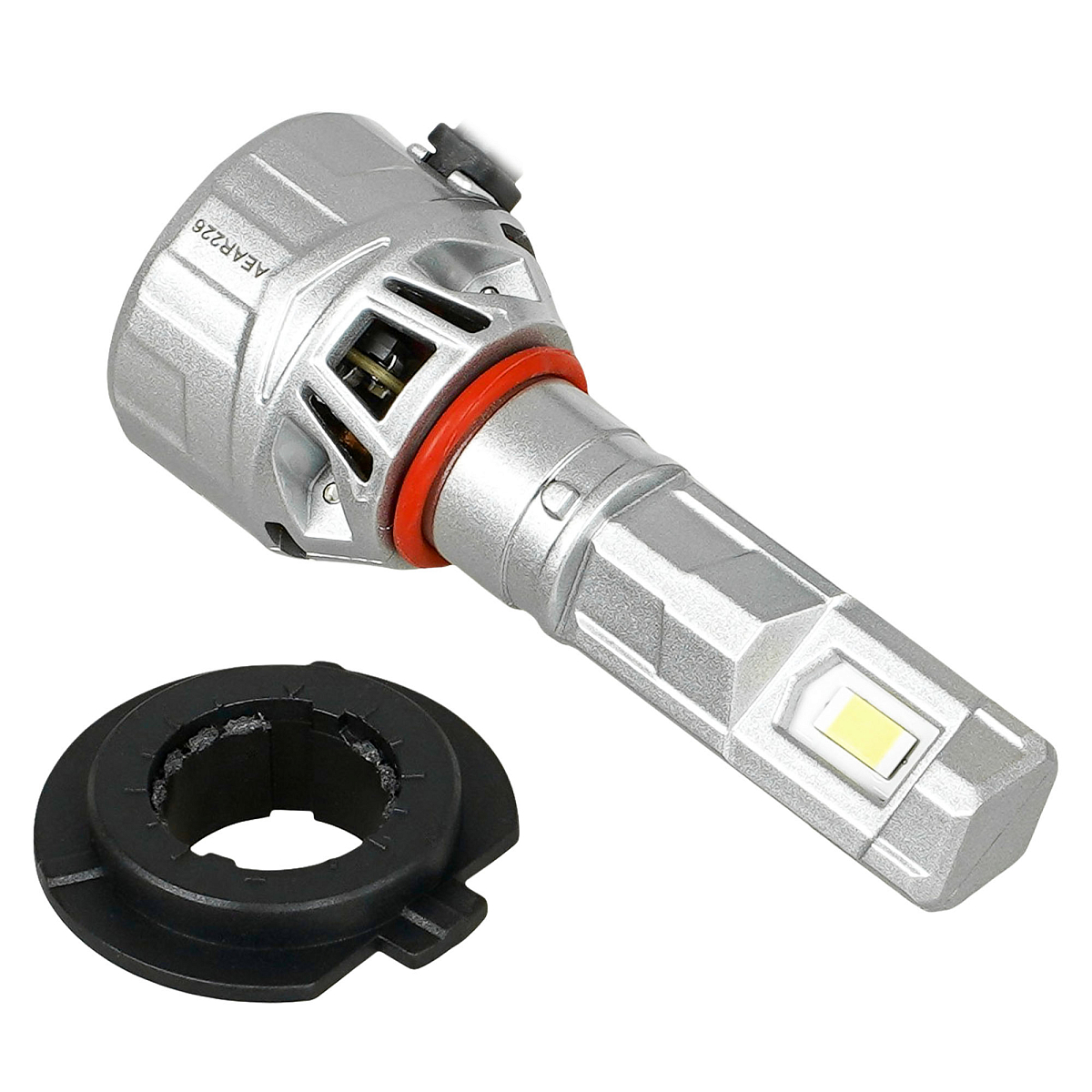 Лампа светодиодная H7 ULTRA, 55Вт, 10400Лм (5200Лм x 2), 6500К (Белый), 12/24В, комплект 2 шт.