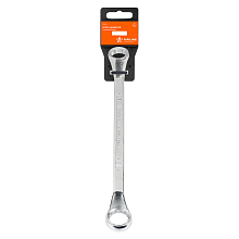 Ключ накидной с изгибом 25х28мм, пласт.подвес