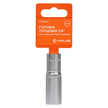 Головка торцевая 3/8"DR шестигранная 14мм, L=63мм пласт.подвес