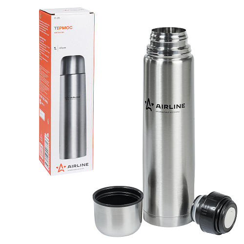 Термос 1л., металлик