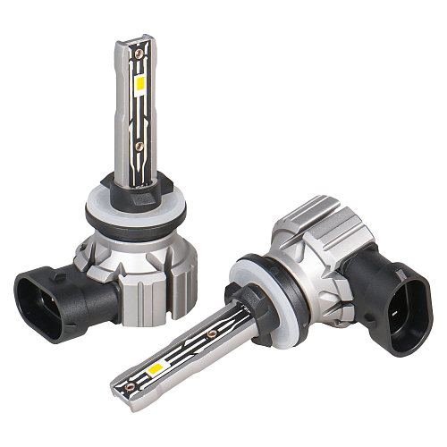 Лампа светодиодная H27 STANDARD, 17Вт, 4000Лм (2000Лм x 2), 3000К (Желтый), 12В, комплект 2 шт. МП-серия