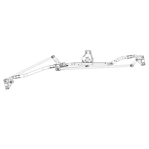 Трапеция стеклоочистителя для автомобилей Opel Meriva A (03-)