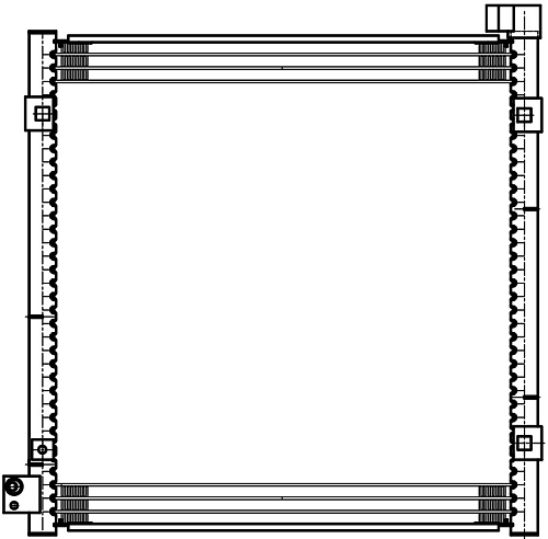 Радиатор кондиционера для автомобилей Civic VI (95-)/HR-V (98-)