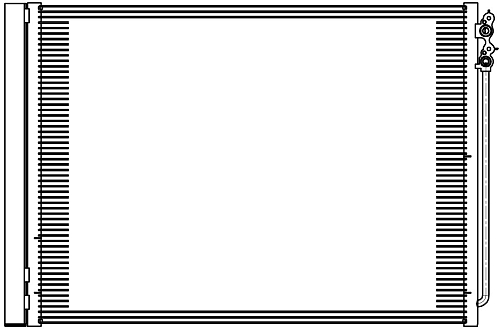 Радиатор кондиционера для автомобилей BMW 5 (F10) (10-)/BMW 7 (F01) (08-)