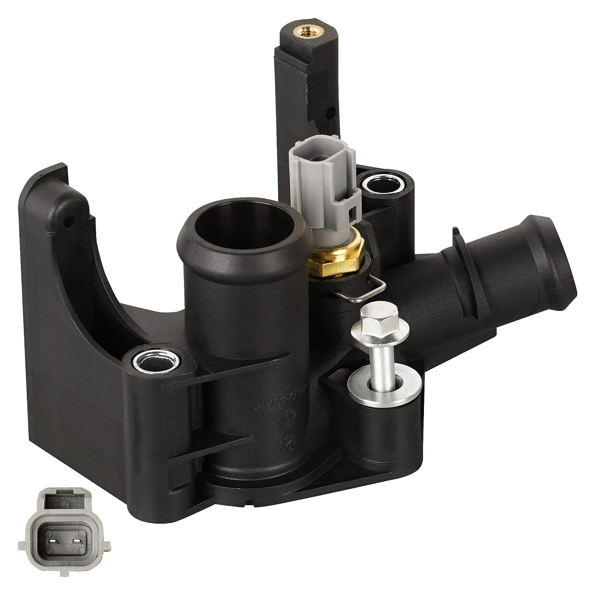 Корпус термостата для автомобилей Ford Fusion/Fiesta (02-) 1.4i/1.6i (пластик)